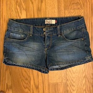 SO jean shorts